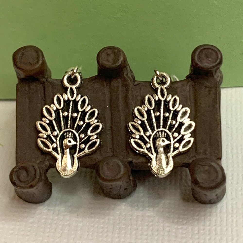 Peacock Earring, Peacock Jewelry, Bird Earring, Gift Idea, Cute Earring, Novelty